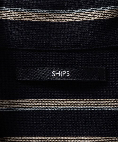 SHIPS MEN(シップス　メン)/【TVドラマ着用】SHIPS: シルケット ラッセル ストライプ オープンカラー シャツ/img49