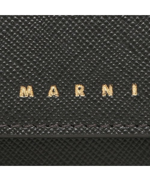 MARNI(マルニ)/マルニ 三つ折り財布 トランク ミニ財布 ブラック レディース MARNI PFMOW02U07 LV520 Z360N/img06