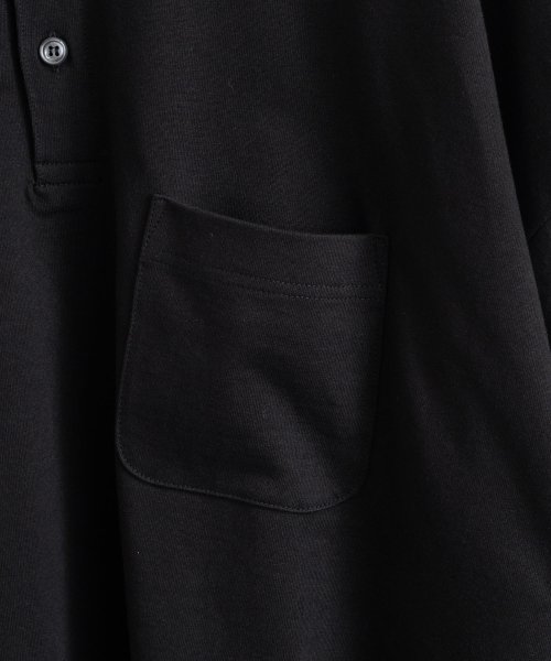 Rocky Monroe(ロッキーモンロー)/ポロシャツ メンズ レディース 日本製 国産 綿 コットン カジュアル ビッグシルエット オーバーサイズ 無地 シンプル 8オンス MVS天竺 Aライン ボック/img20