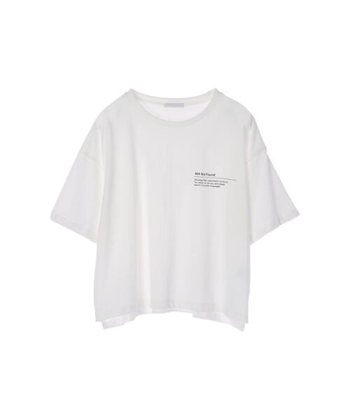 KOE(コエ)/ショート丈ワンポイントプリントTシャツ/img14