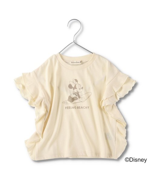 BRANSHES(ブランシェス)/【Disney】袖フリル半袖Tシャツ/img01