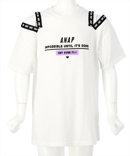 ANAP KIDS(アナップキッズ)/テープ肩あきデザインチュニック/img07