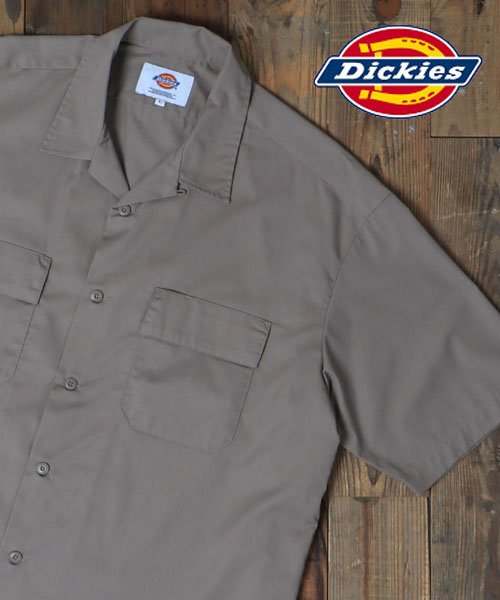 marukawa shonan(marukawa shonan)/【Dickies/ディッキーズ】オープンカラー 半袖 ワークシャツ/アメカジ ワーク ユニセックス カジュアル シャツ レオパード ペイズリー 無地　/img05