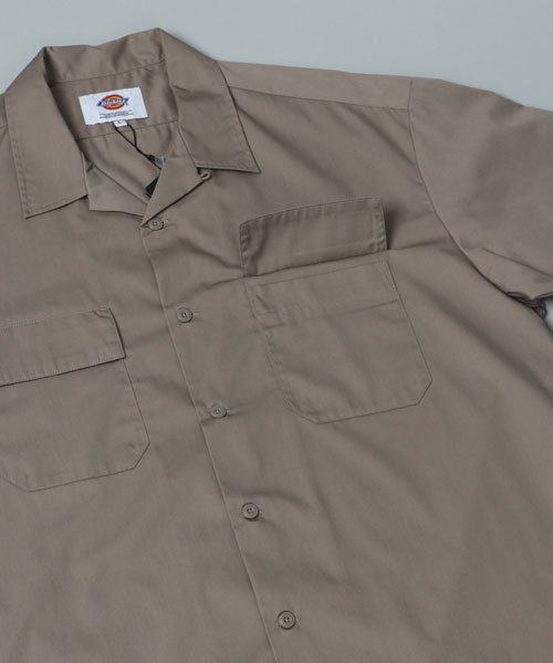 marukawa shonan(marukawa shonan)/【Dickies/ディッキーズ】オープンカラー 半袖 ワークシャツ/アメカジ ワーク ユニセックス カジュアル シャツ レオパード ペイズリー 無地　/img15