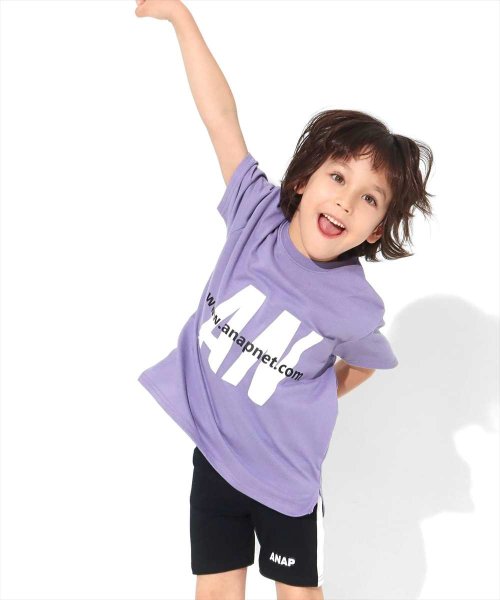 ANAP KIDS(アナップキッズ)/吸水速乾ANAPロゴビッグTシャツ/img12