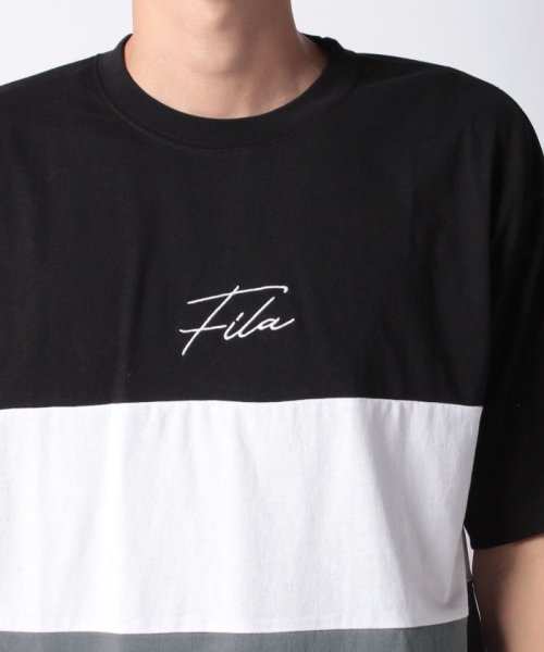 FILA(フィラ)/【別注】【FILA】 フィラ 筆記体ロゴ 刺繍 半袖 Tシャツ    /img06