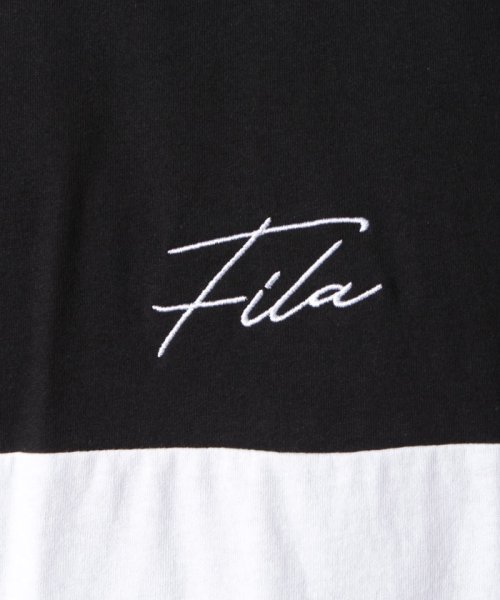 FILA(フィラ)/【別注】【FILA】 フィラ 筆記体ロゴ 刺繍 半袖 Tシャツ    /img08