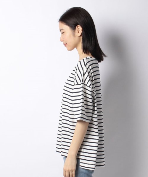 NICE CLAUP OUTLET(ナイスクラップ　アウトレット)/【natural couture】ベーシックボーダーT/img01