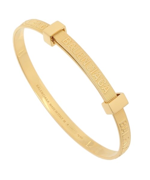バレンシアガ ブレスレット アクセサリー フォース ストライプ バングル ゴールド メンズ レディース Balenciaga tz78v 0027 バレンシアガ Balenciaga Magaseek