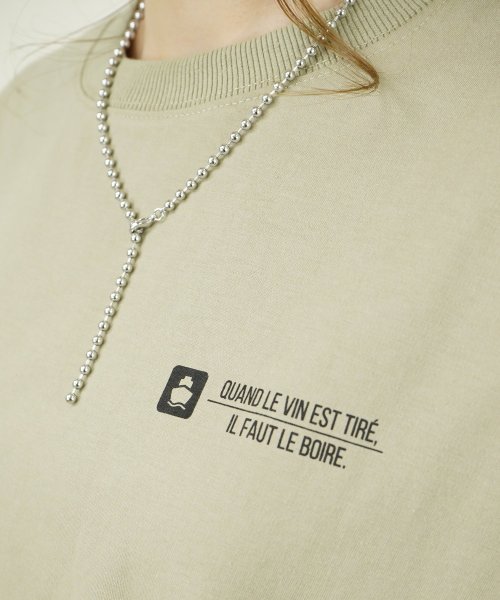 Fizz(フィズ)/【2021新作】バックロゴプリント裾ラウンド半袖Tシャツ myke SS/img39