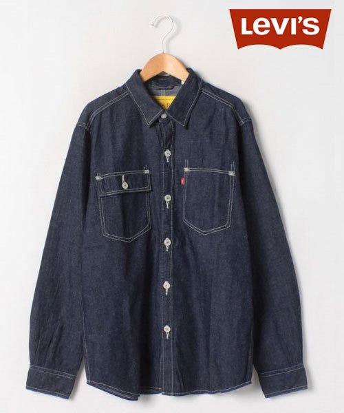 marukawa shonan(marukawa shonan)/【Levi's RED /リーバイスレッド】 デニムシャツ シャツ 長袖シャツ アメカジ カジュアル ユニセックス 羽織り 羽織/img02