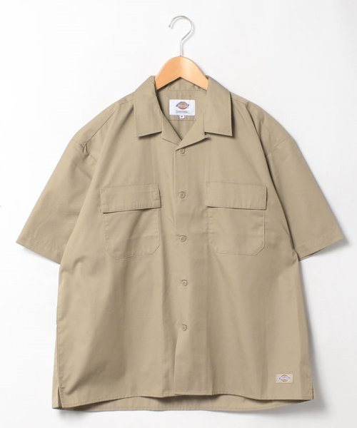 marukawa shonan(marukawa shonan)/【Dickies/ディッキーズ】オープンカラー 半袖 ワークシャツ/アメカジ ワーク ユニセックス カジュアル シャツ レオパード ペイズリー 無地　/img39