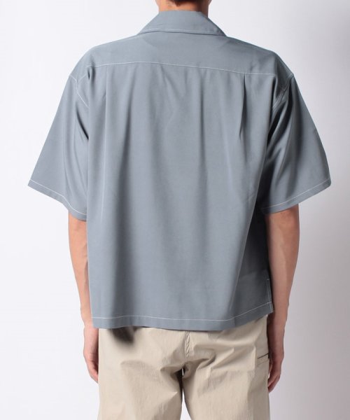 Amerikaya(Amerikaya)/【アメリカ屋】ビッグシルエット オープンカラー半袖シャツ/img05