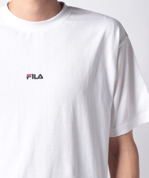 FILA(フィラ)/【別注】【FILA】 フィラ ブロックロゴ 刺繍 半袖 Tシャツ    /img07