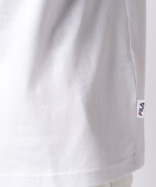 FILA(フィラ)/【別注】【FILA】 フィラ ブロックロゴ 刺繍 半袖 Tシャツ    /img08