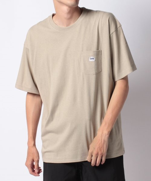 Lee(Lee)/【別注】【LEE】 リー ミニワッペン 半袖 Tシャツ ビッグシルエット 22SS/img09