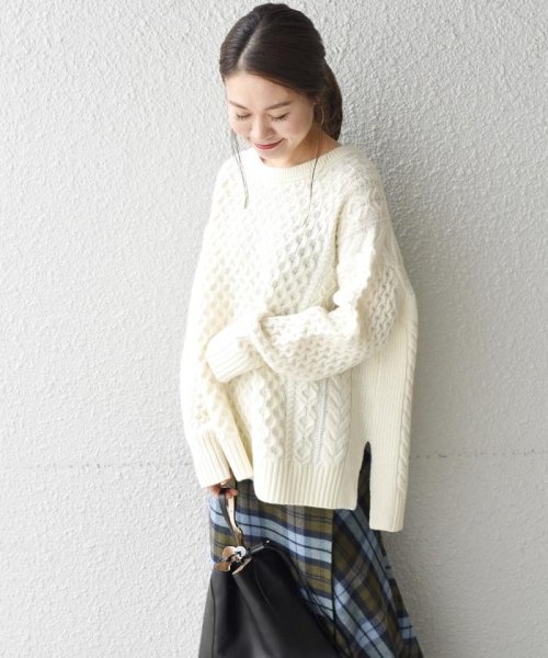 SHIPS WOMEN OUTLET(シップス　ウィメン　アウトレット)/(2330)WC:WINTER CABLE C/N POV/img01