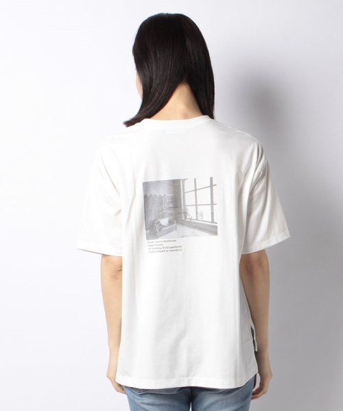 NICE CLAUP OUTLET(ナイスクラップ　アウトレット)/【natural couture】バックフォトTシャツ/img03