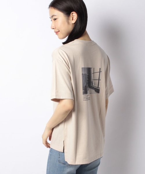 NICE CLAUP OUTLET(ナイスクラップ　アウトレット)/【natural couture】バックフォトTシャツ/img09