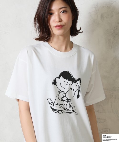 ALWAYS GOOD TIME NEW BASIC STORE(オールウェイグッドタイムニューベーシックストア)/【PEANUTS×NEWHATTAN / ピーナッツ×ニューハッタン】スヌーピーコラボ プリントTシャツ/img15