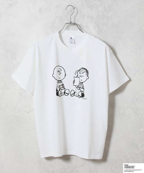 ALWAYS GOOD TIME NEW BASIC STORE(オールウェイグッドタイムニューベーシックストア)/【PEANUTS×NEWHATTAN / ピーナッツ×ニューハッタン】スヌーピーコラボ プリントTシャツ/img21