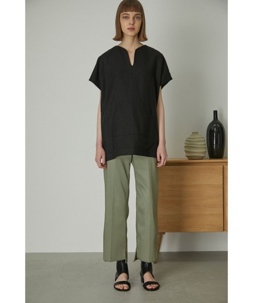 RIM.ARK(リムアーク)/Rayon linen canvas tops/img02