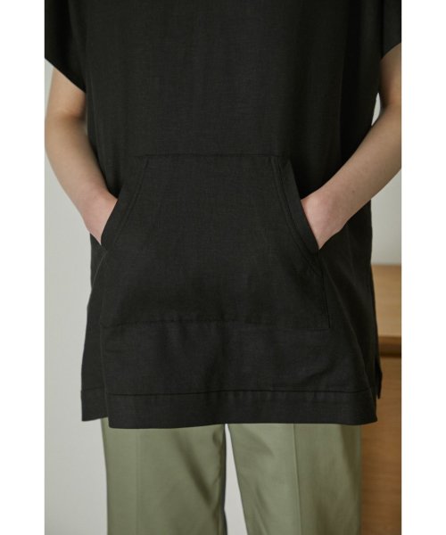 RIM.ARK(リムアーク)/Rayon linen canvas tops/img05
