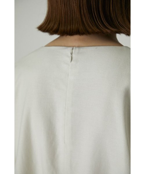 RIM.ARK(リムアーク)/Rayon linen canvas tops/img12