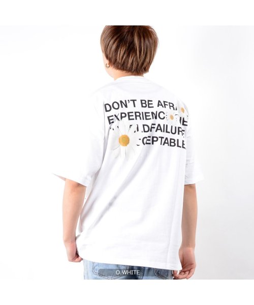 1111clothing(ワンフォークロージング)/◆デイジーフォト デコレーション ビッグTシャツ◆ tシャツ メンズ ビッグt レディース 半袖tシャツ ビッグシルエット トップス プリントtシャツ 綿100/img11