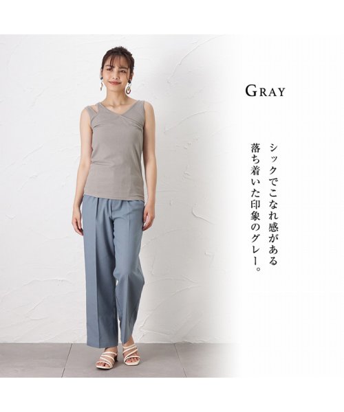 MAC HOUSE(women)(マックハウス（レディース）)/Howdy Marie ハウディーマリー アシンメトリータンクトップ GL－1241147/img06