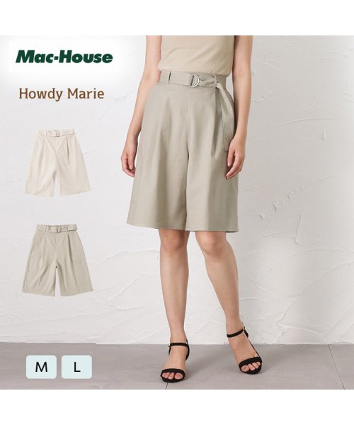 MAC HOUSE(women)(マックハウス（レディース）)/Howdy Marie ハウディーマリー ハーフパンツ GL－1231283/img01