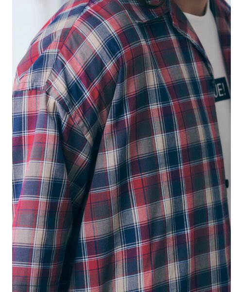 CRAFT STANDARD BOUTIQUE(クラフトスタンダードブティック)/麻混半袖オープンカラーカラーシャツ/img10