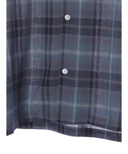 CRAFT STANDARD BOUTIQUE(クラフトスタンダードブティック)/麻混半袖オープンカラーカラーシャツ/img16