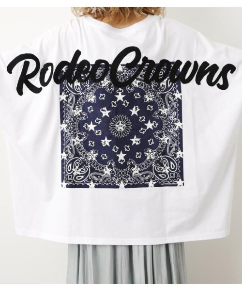 RODEO CROWNS WIDE BOWL(ロデオクラウンズワイドボウル)/アソートバンダナTシャツ/img05