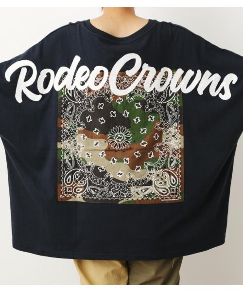 RODEO CROWNS WIDE BOWL(ロデオクラウンズワイドボウル)/アソートバンダナTシャツ/img26