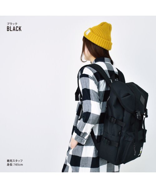 ミッフィー リュック リュックサック フラップリュック ナイロン 大容量 a4 メッシュポケット 背面 ファスナー ポケットたくさん 20L 黒 ロゴ 刺繍 か 人気・おすすめ｜使いやすい・旅行におすすめ 品質保証 全国発送 日本国内発送・最短翌日お届け