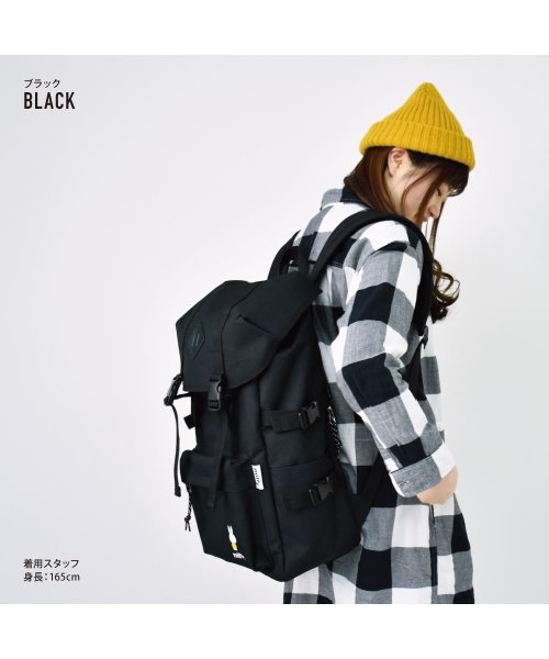 ミッフィー リュック リュックサック フラップリュック ナイロン 大容量 a4 メッシュポケット 背面 ファスナー ポケットたくさん 20L 黒 ロゴ 刺繍 か 人気・おすすめ｜使いやすい・旅行におすすめ 品質保証 全国発送 日本国内発送・最短翌日お届け