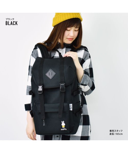 ミッフィー リュック リュックサック フラップリュック ナイロン 大容量 a4 メッシュポケット 背面 ファスナー ポケットたくさん 20L 黒 ロゴ 刺繍 か 人気・おすすめ｜使いやすい・旅行におすすめ 品質保証 全国発送 日本国内発送・最短翌日お届け