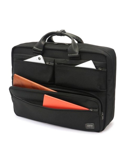 ポーター プロテクション 3WAYブリーフケース 681－17975 ビジネスバッグ 吉田カバン PORTER PROTECTION ジップポケット ×1
