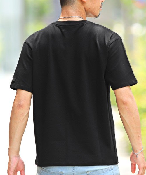 LUXSTYLE(ラグスタイル)/CMXAPカモボックスロゴTシャツ/Tシャツ メンズ 半袖 ロゴ プリント ボックスロゴ カモフラ 迷彩 クルーネック/img01