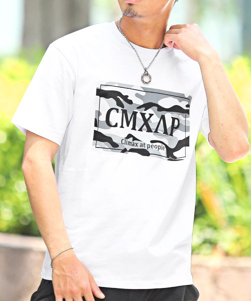 LUXSTYLE(ラグスタイル)/CMXAPカモボックスロゴTシャツ/Tシャツ メンズ 半袖 ロゴ プリント ボックスロゴ カモフラ 迷彩 クルーネック/img14