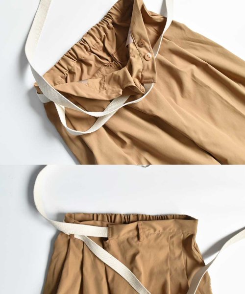 ARGO TOKYO(アルゴトウキョウ)/Belted wrap pants 22020　ベルト付きワイドパンツ　ワイドパンツ　夏パンツ　ボトムス/img15