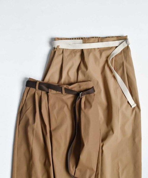 ARGO TOKYO(アルゴトウキョウ)/Belted wrap pants 22020　ベルト付きワイドパンツ　ワイドパンツ　夏パンツ　ボトムス/img18