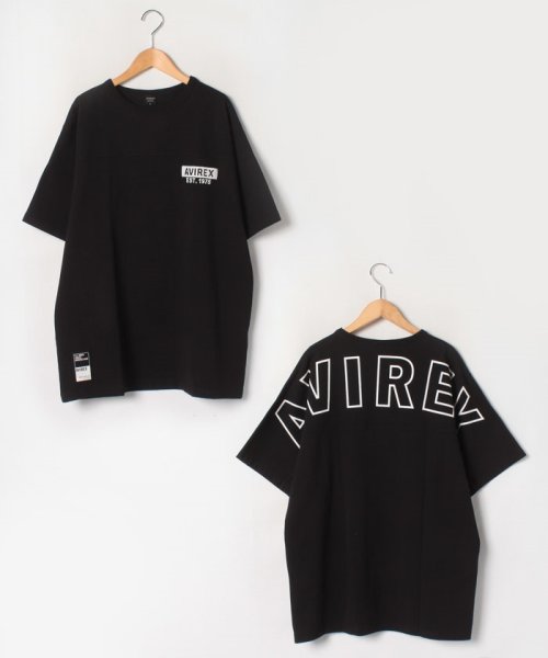 marukawa shonan(marukawa shonan)/【AVIREX/アヴィレックス】バックロゴ 半袖 Tシャツ メンズ / アビレックス ミリタリー アメカジ ワーク ルード バックプリント/img07