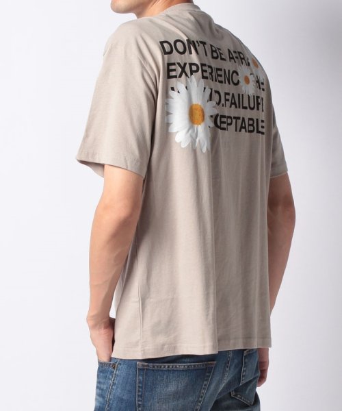 Amerikaya(Amerikaya)/【アメリカ屋】フラワープリント バックプリント 半袖 Tシャツ/img14