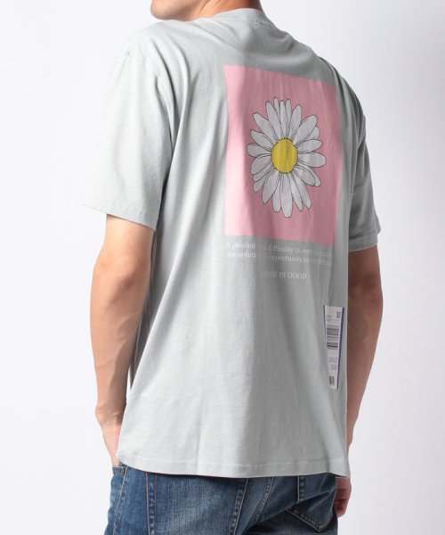 Amerikaya(Amerikaya)/【アメリカ屋】フラワープリント バックプリント 半袖 Tシャツ/img18