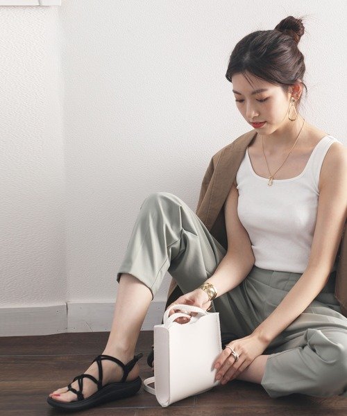 セール Javaジャバコラボ パイルストラップありフラットレースアップサンダル クラシカルエルフ Classical Elf Magaseek