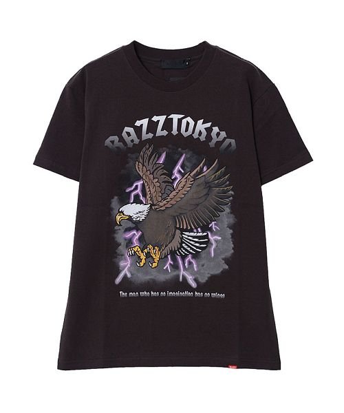 razz(ラズ)/RAZZIS コンドルロゴプリントクルーネック半袖Tシャツ メンズ RAZZIS ラズ ブランド おしゃれ トップス カットソー ロックT ロックTシャツ プリ/img07