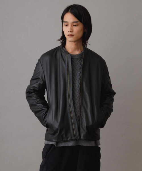 ADAM ET ROPE 分る アダムエロペ ライダースジャケット レザージャケット
