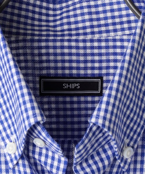 SHIPS MEN(シップス　メン)/SHIPS:カラミ ボタンダウン 半袖シャツ/img05